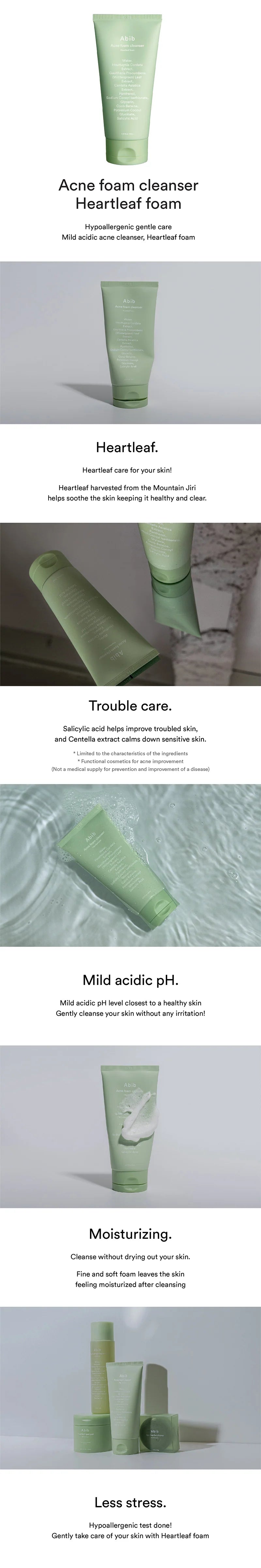 ACNE CLEANSER HEARTLEAF FOAM 150ml