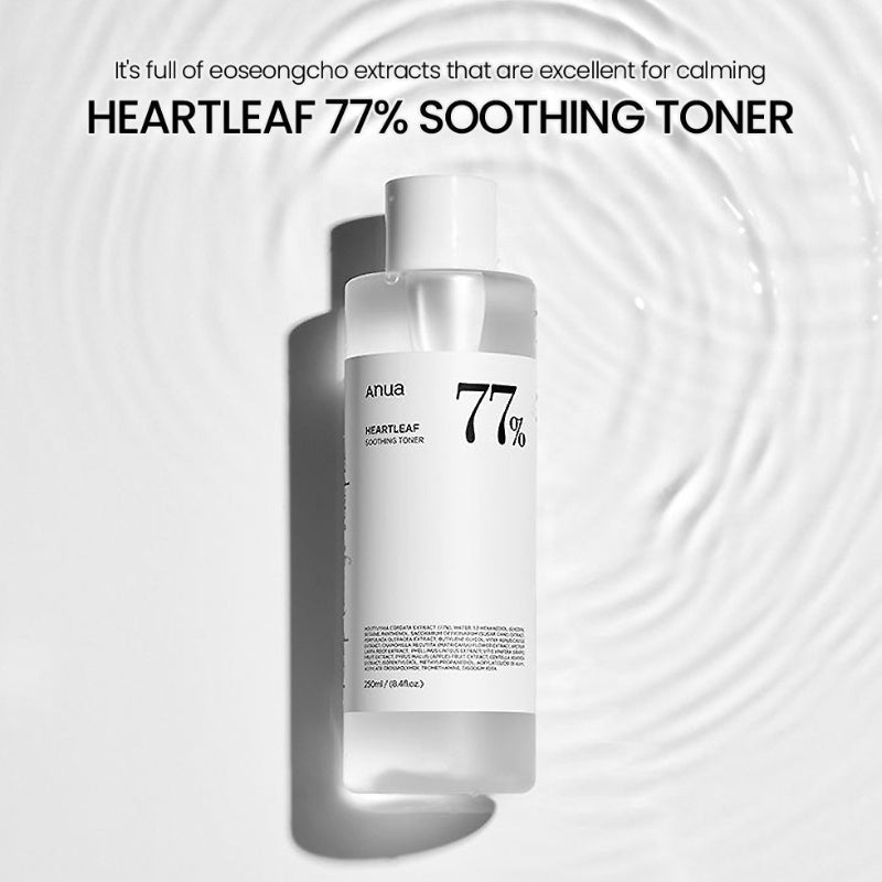 HEARTLEAF 77% SOOTHING TONER