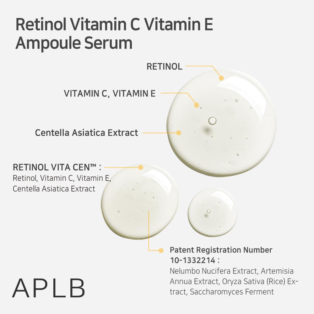 APLB Serum Retinol Vitamin C Vitamin E Ampoule 40ml