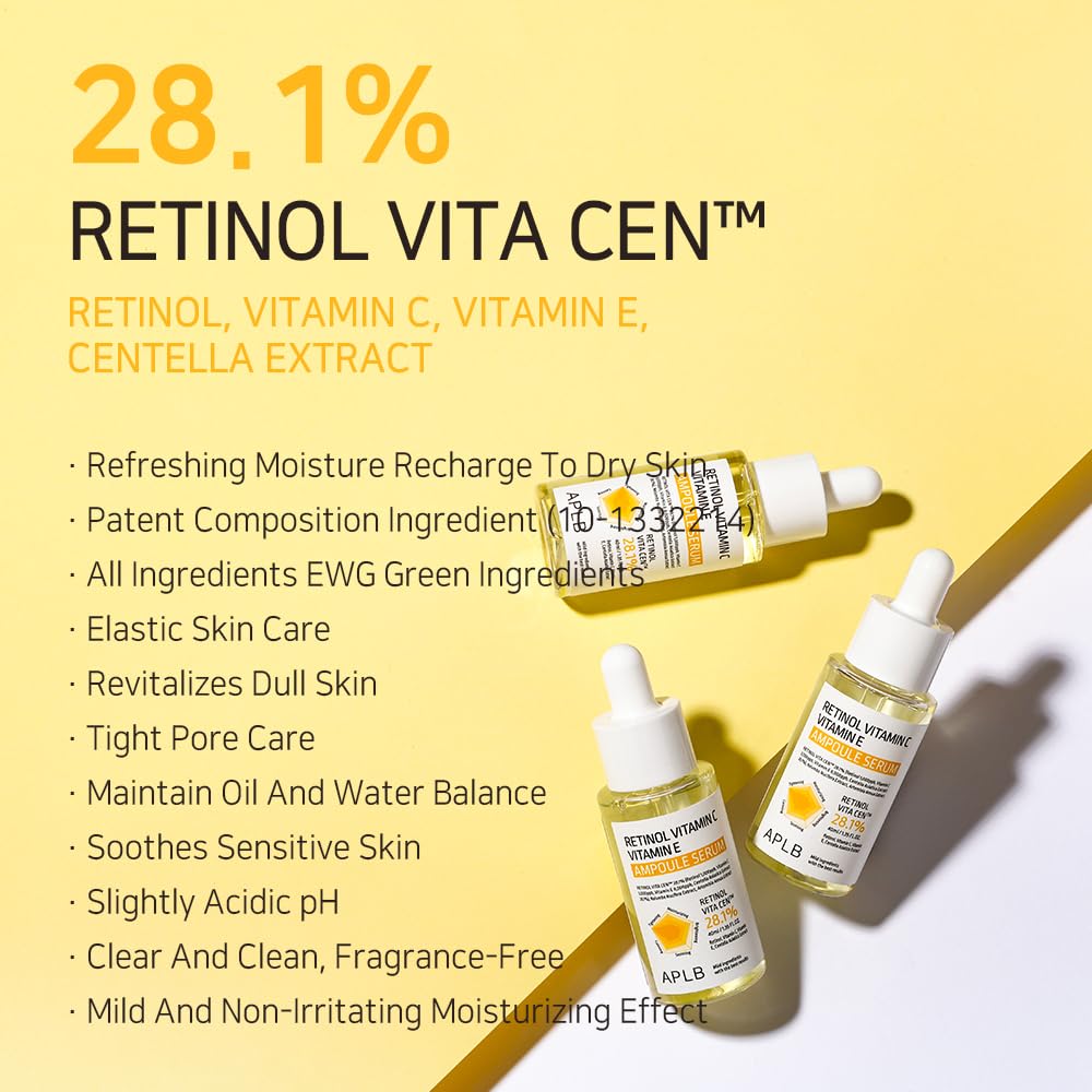 APLB Serum Retinol Vitamin C Vitamin E Ampoule 40ml