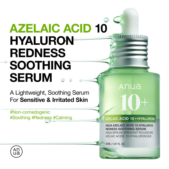 AZELAIC ACID 10 HYALURON REDNESS SOOTHING SERUM 30ml