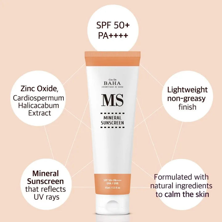 MS MINERAL SUNSCREEN 45ml